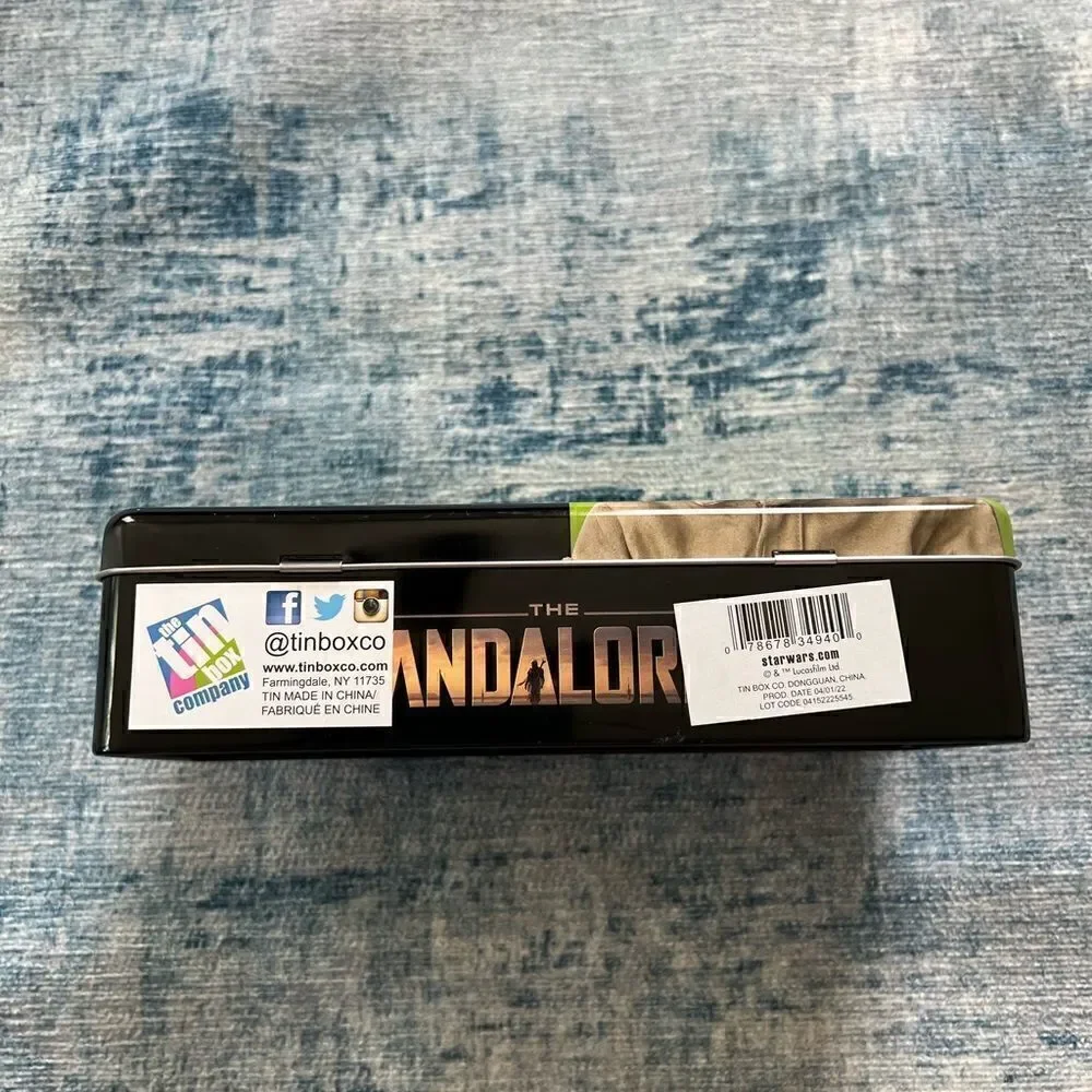 New! Star Wars My Child Can Levitate Your Child Baby Yoda Tin Pencil Box